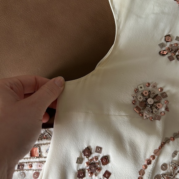 Renzo + Kai Silk Embellished Dress - Picture 4 of 12